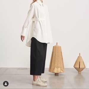 Studio Nicholson Suede Head Pant in Navy